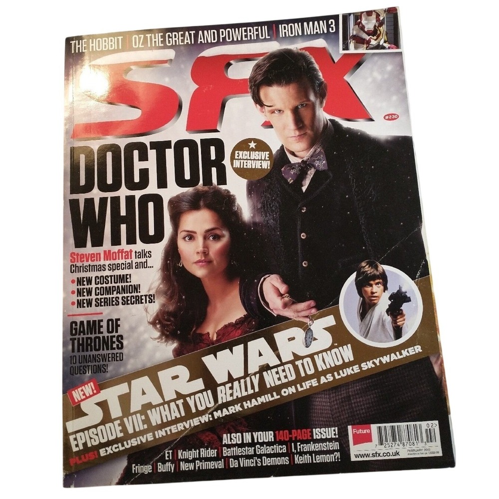SFX Magazine 230 Feb 2013 Doctor Who Star Wars Mark Hamill Game of Thrones SciFi